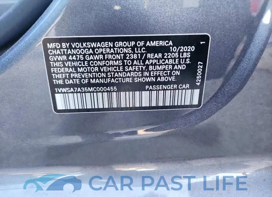 1VWSA7A35MC000455# 12