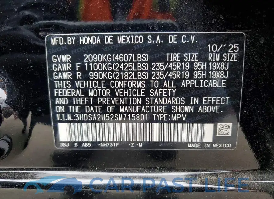 3HDSA2H52SM715801# 13