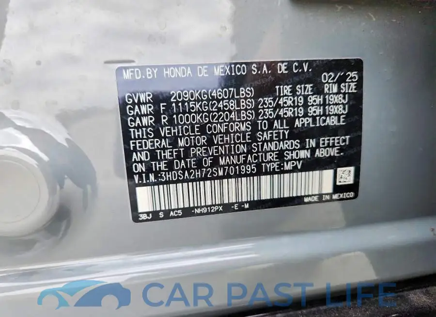 3HDSA2H72SM701995# 14