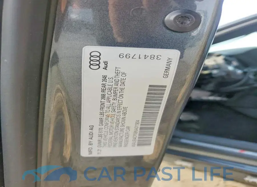 WAUB4CF59NA011904# 12