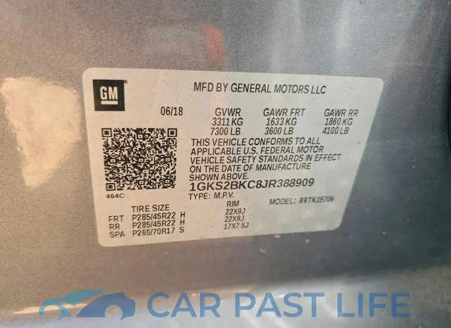 1GKS2BKC8JR388909# 13