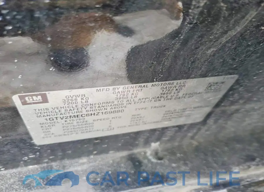 1GTV2MEC8HZ169880# 12