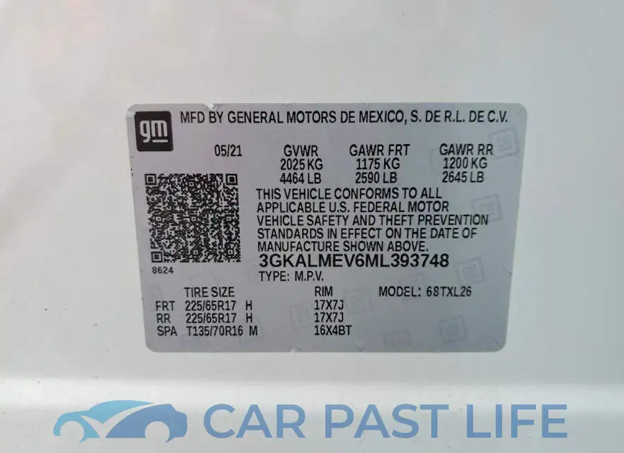 3GKALMEV6ML393748# 13