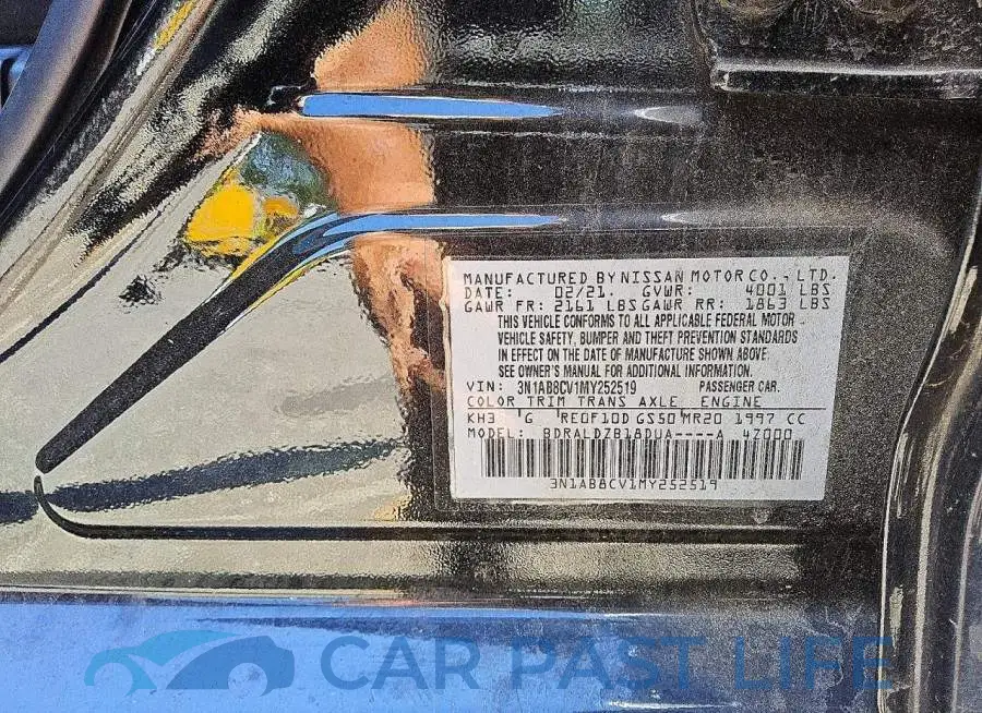 3N1AB8CV1MY252519# 12