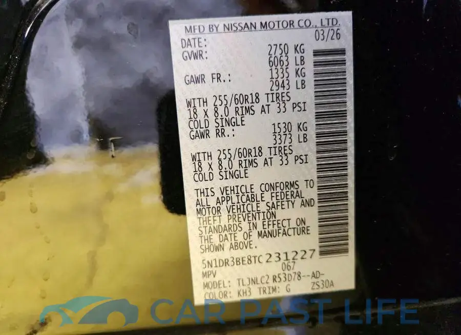 5N1DR3BE8TC231227# 14