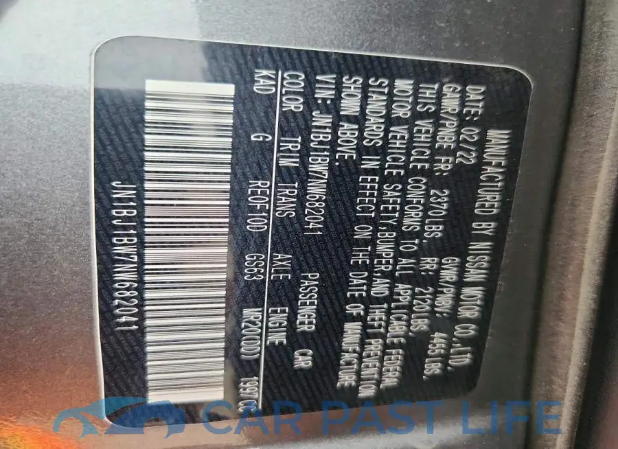 JN1BJ1BW7NW682041# 13