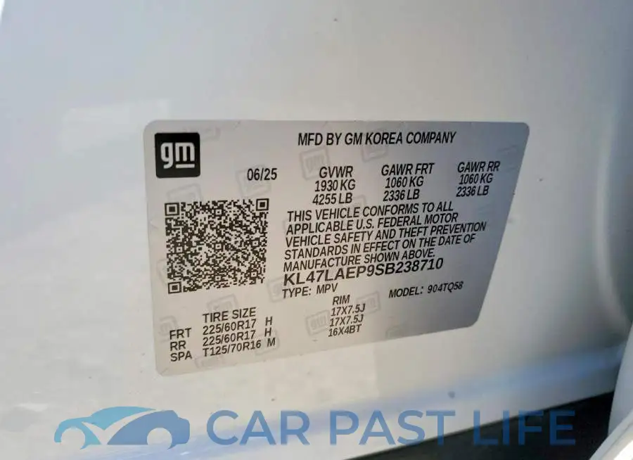 KL47LAEP9SB238710# 13