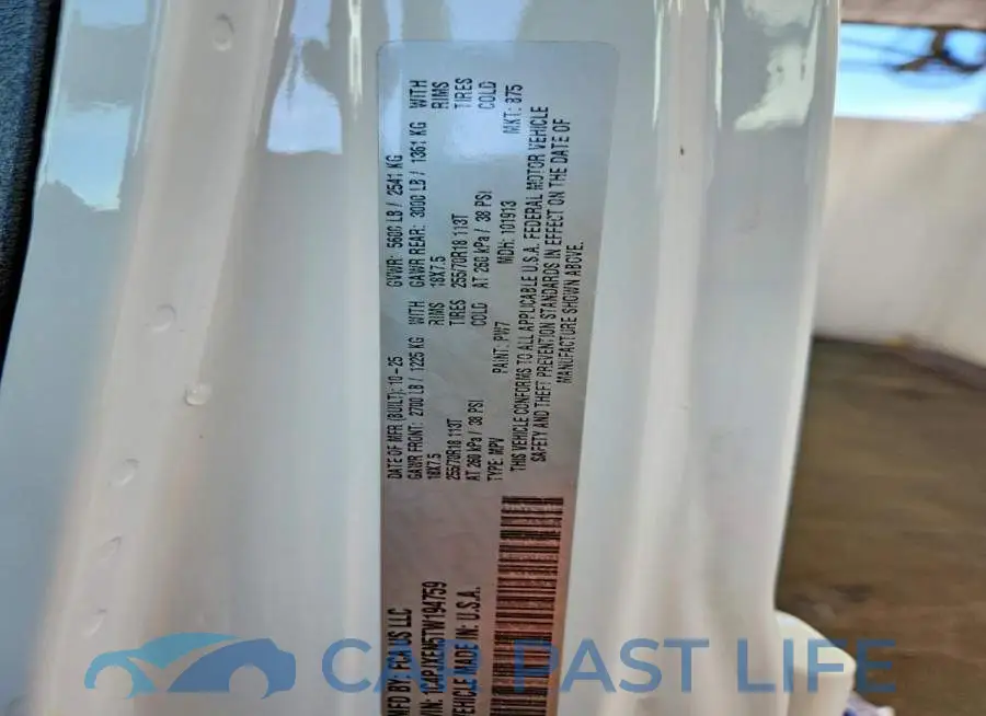 1C4PJXEN5TW194759# 13