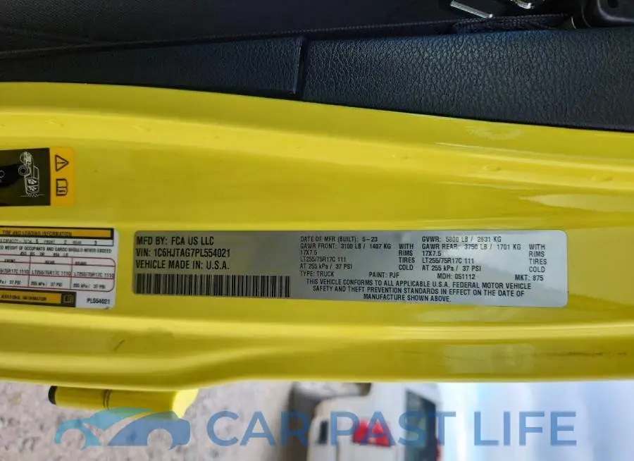 1C6HJTAG7PL554021# 12