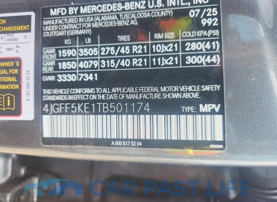 4JGFF5KE1TB501174# 14
