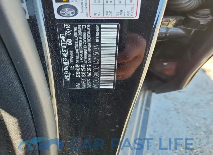 WDDUG8CB7HA295036# 12