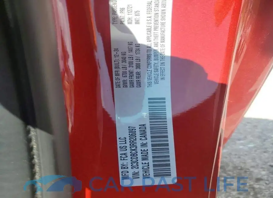2C3CDBCK3RR206897# 12
