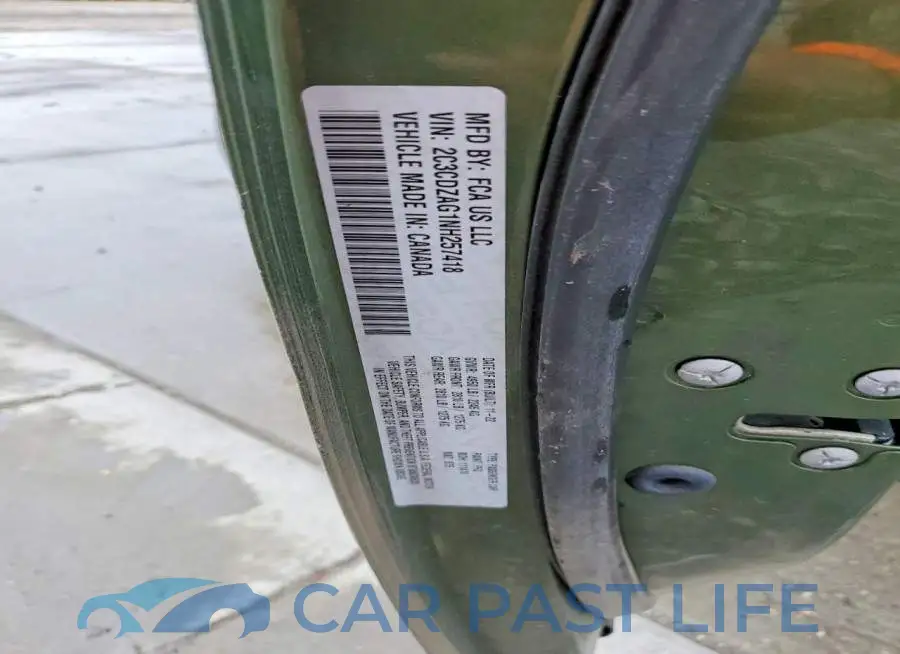 2C3CDZAG1NH257418# 13
