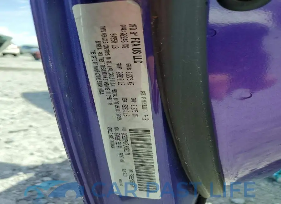 2C3CDZAG7JH333170# 12