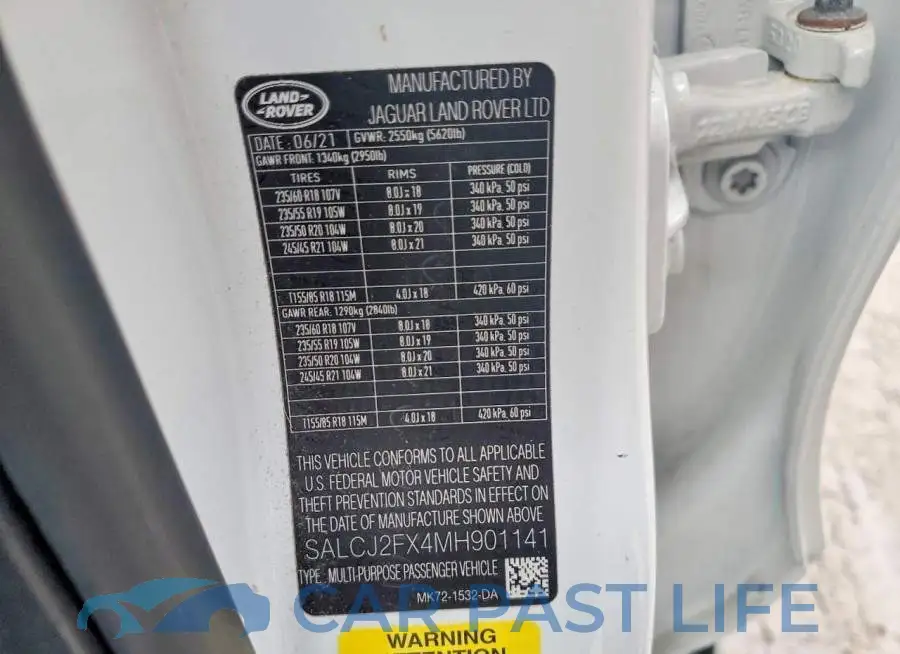SALCJ2FX4MH901141# 14