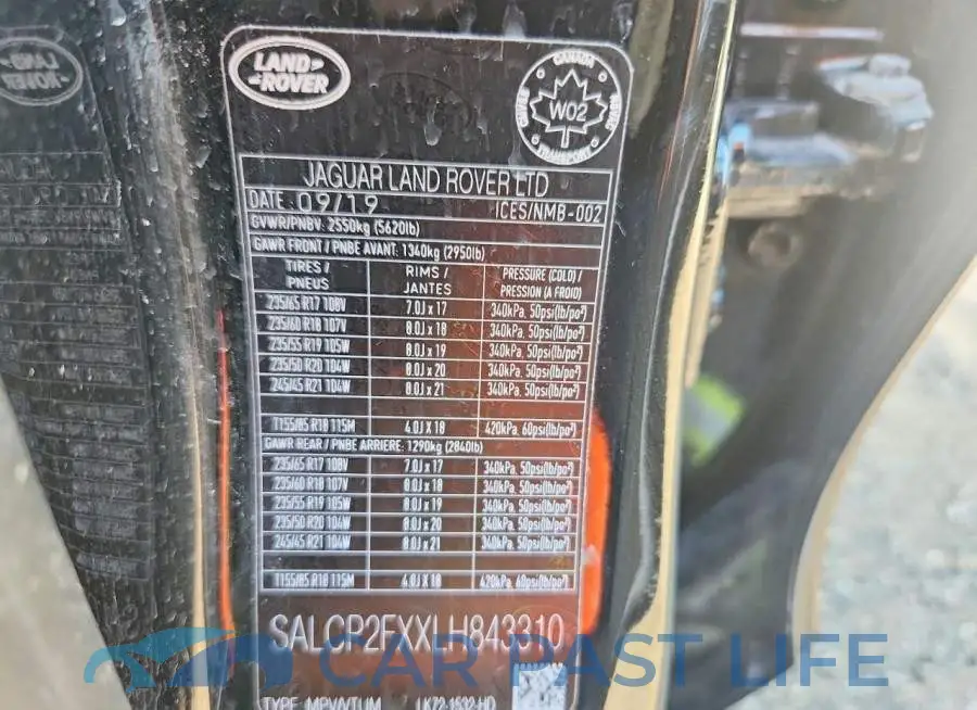 SALCP2FXXLH843310# 14