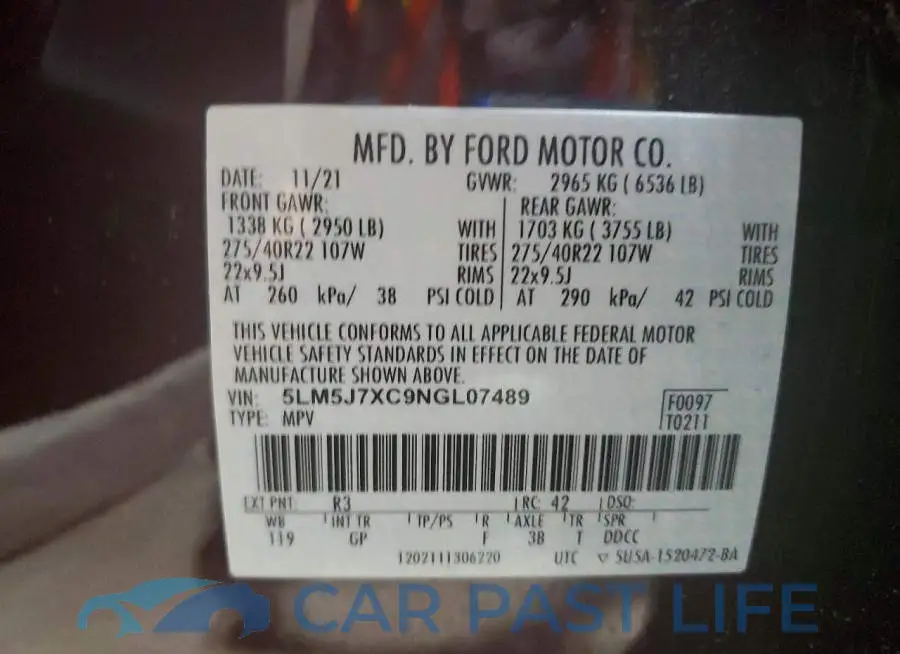 5LM5J7XC9NGL07489# 14