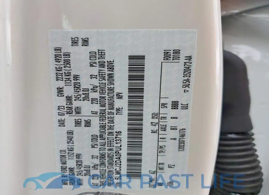 5LMCJ2DA0PUL13716# 12