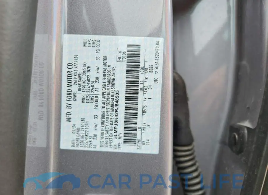 5LMPJ8K42RJ848505# 13