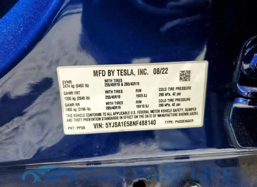 5YJSA1E58NF488140# 13