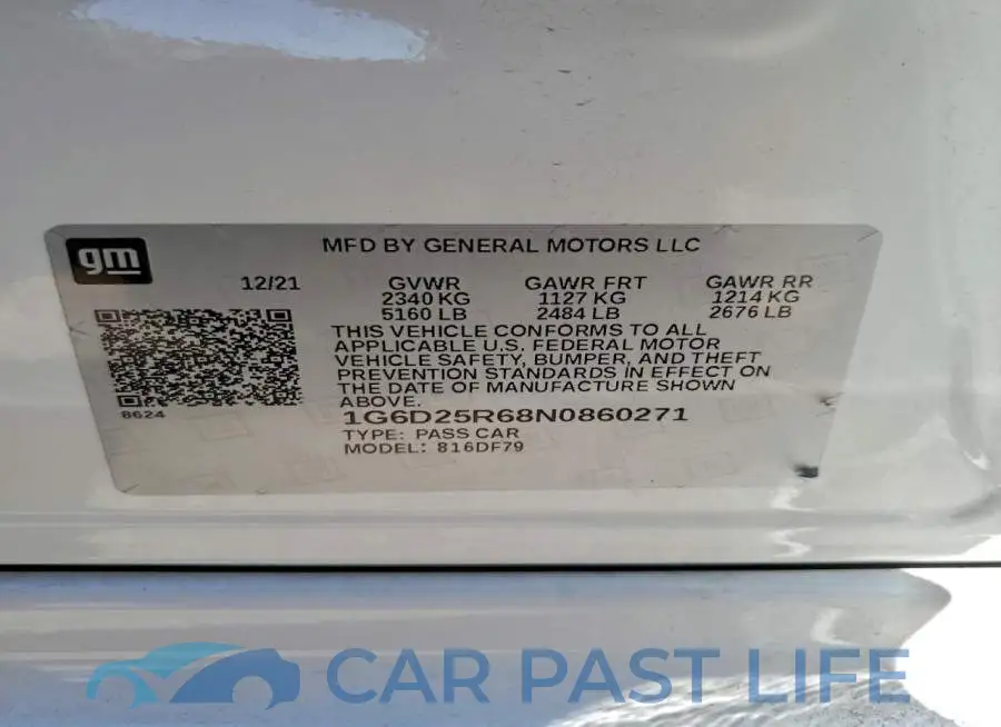 1G6D25R68N0860271# 12