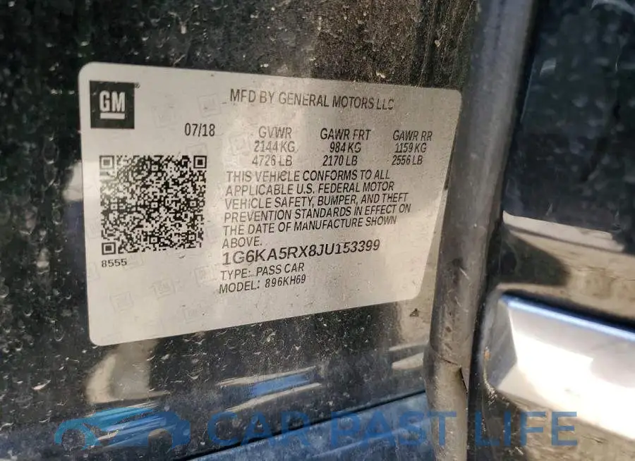 1G6KA5RX8JU153399# 13