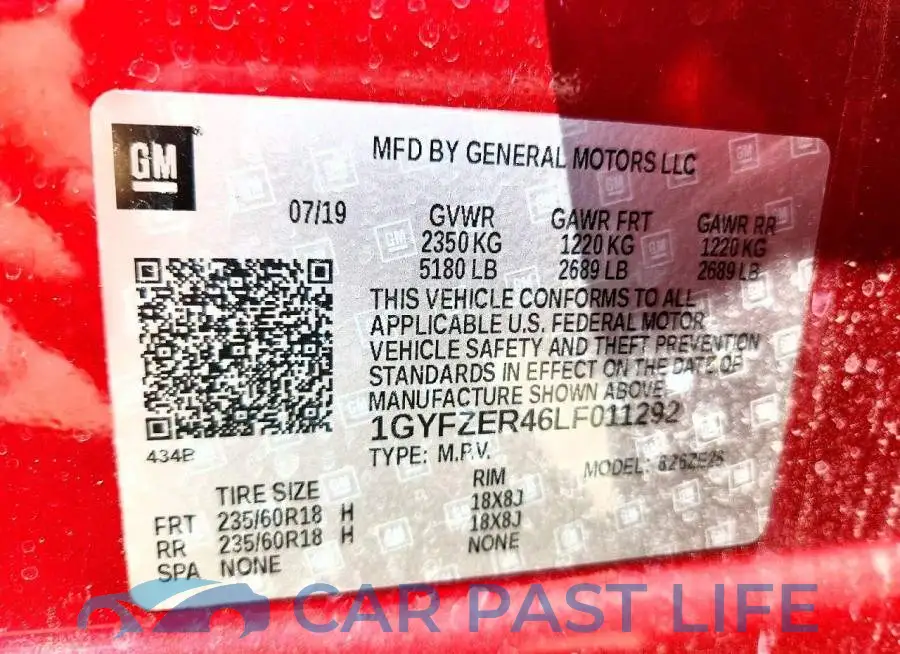 1GYFZER46LF011292# 13