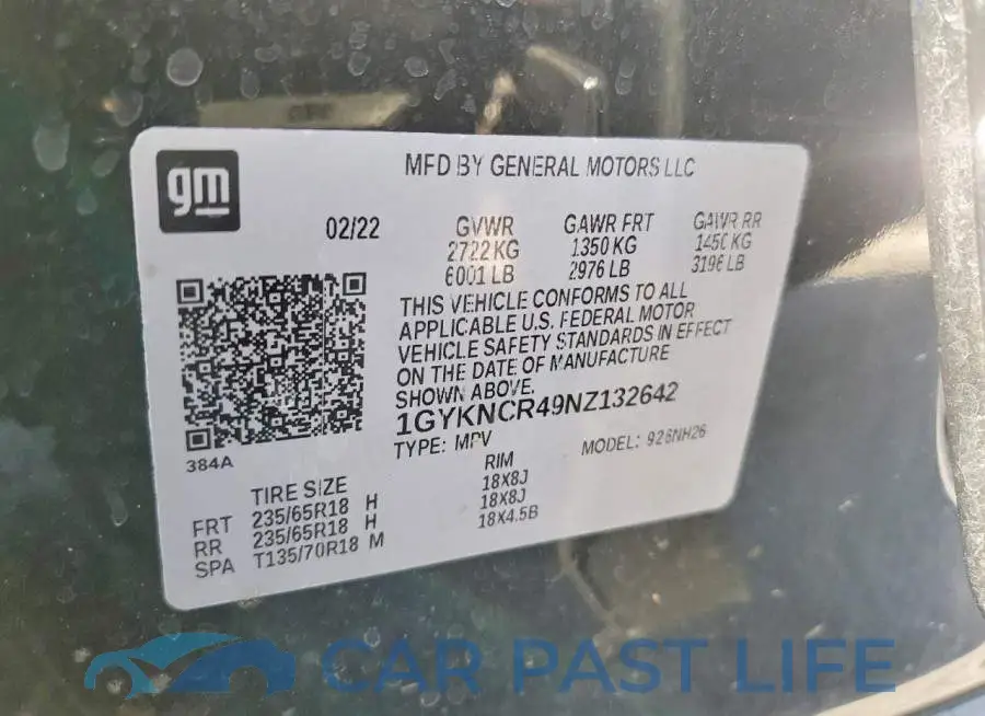 1GYKNCR49NZ132642# 13