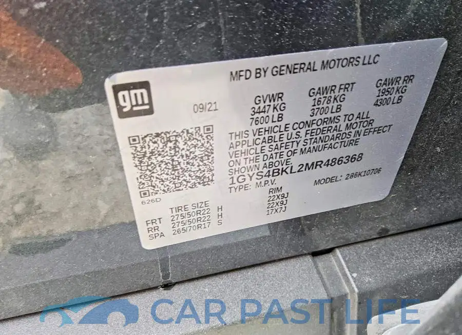 1GYS4BKL2MR486368# 14