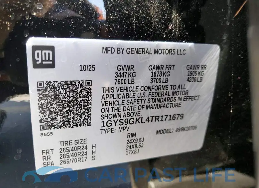 1GYS9GKL4TR171679# 14
