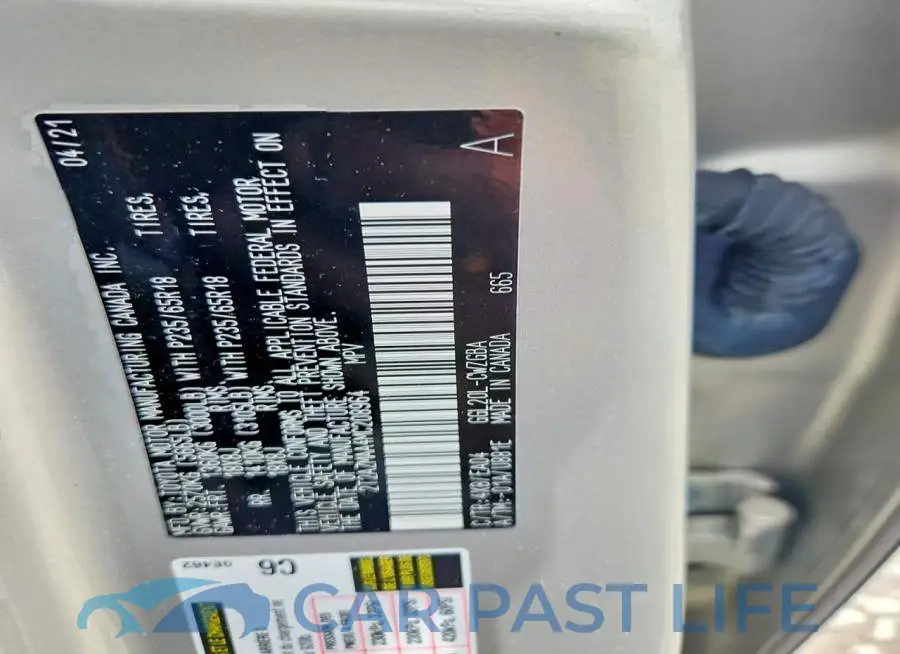 2T2AZMAA4MC208964# 12