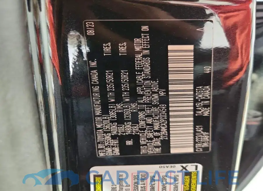 2T2BAMCA2PC034549# 13