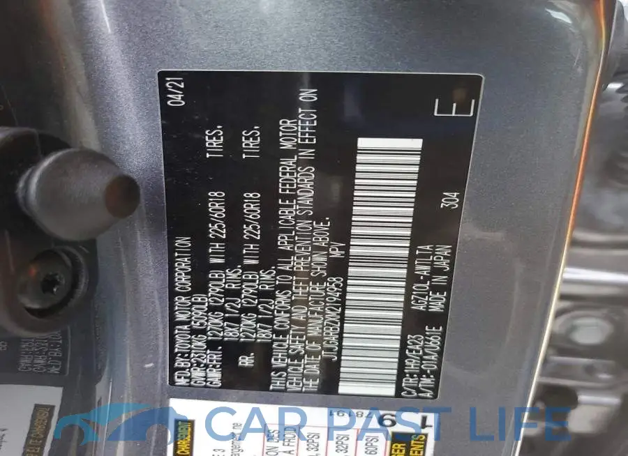 JTJGARBZXM2194958# 14