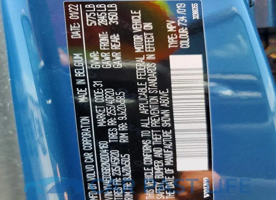 YV4ED3GB2N2004160# 13