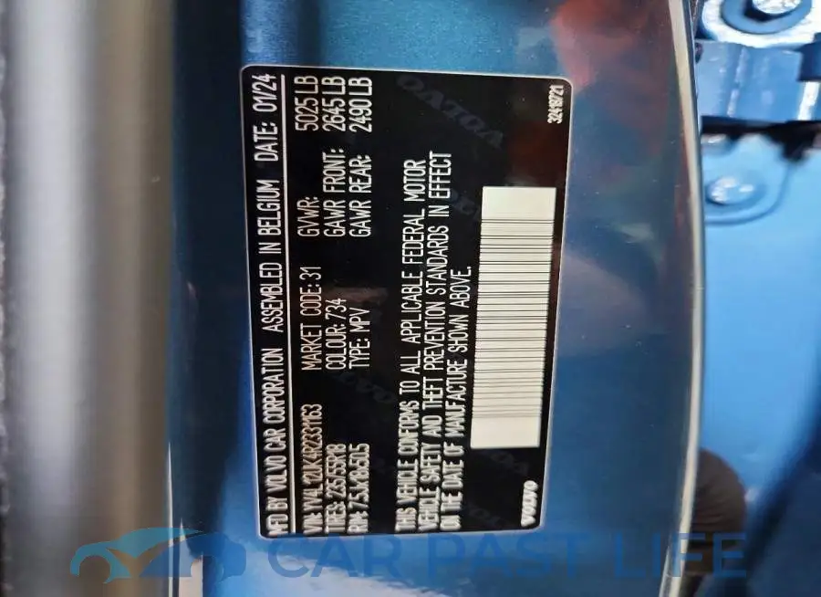 YV4L12UK4R2331163# 13