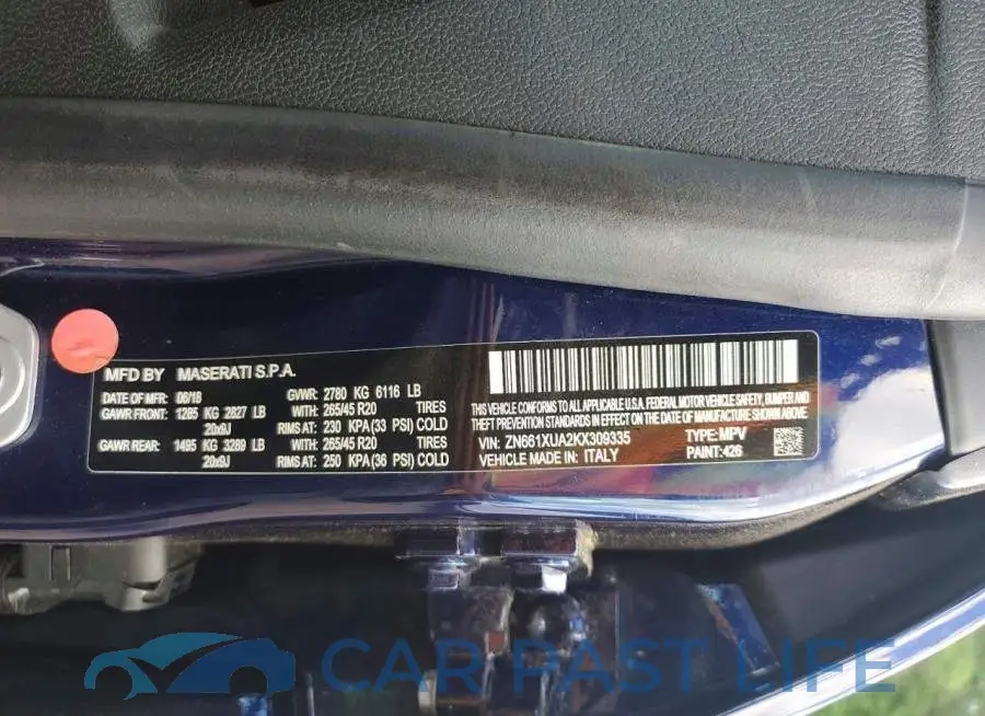 ZN661XUA2KX309335# 13