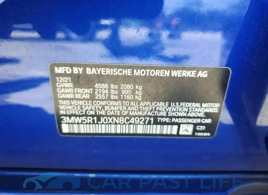 3MW5R1J0XN8C49271# 13