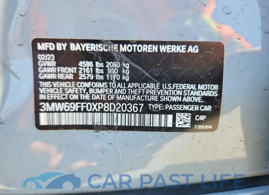 3MW69FF0XP8D20367# 12