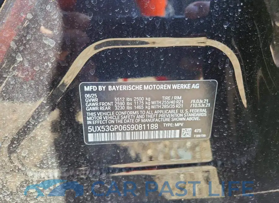 5UX53GP06S9081188# 13