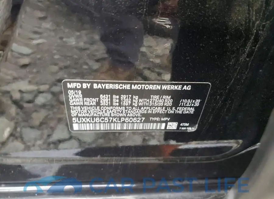 5UXKU6C57KLP60627# 13