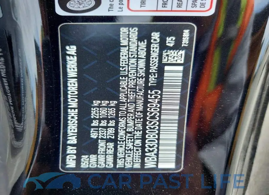 WBA33DB03SCS69455# 13