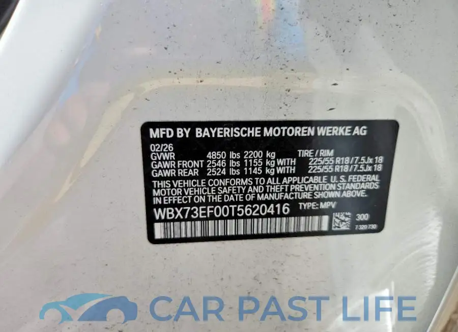WBX73EF00T5620416# 12
