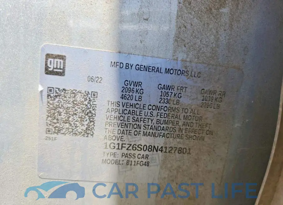 1G1FZ6S08N4127801# 13