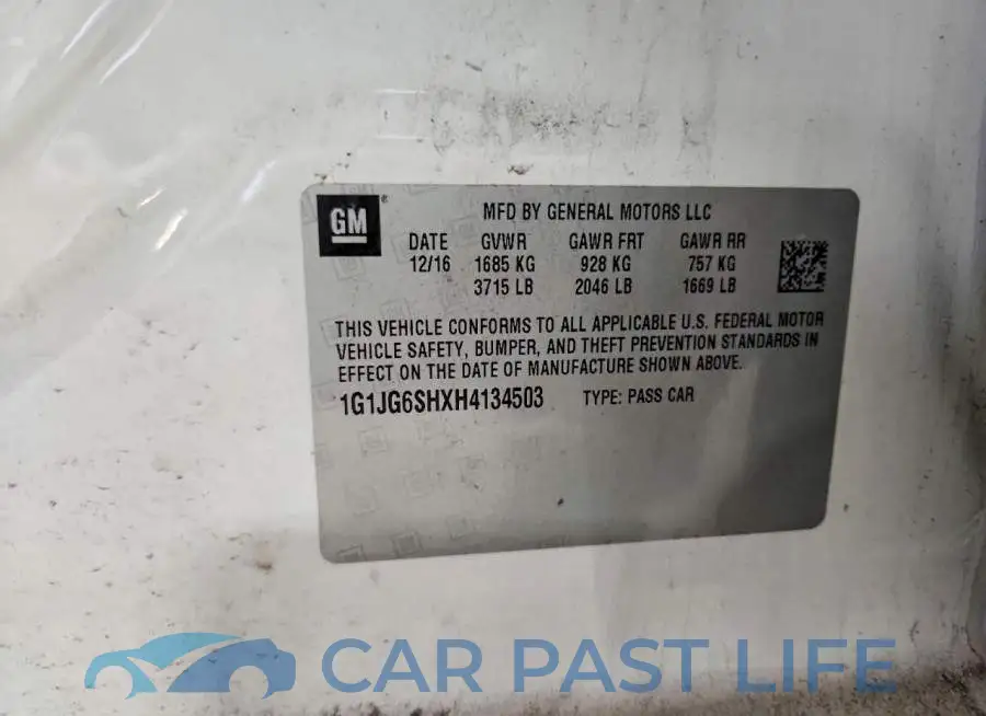 1G1JG6SHXH4134503# 13