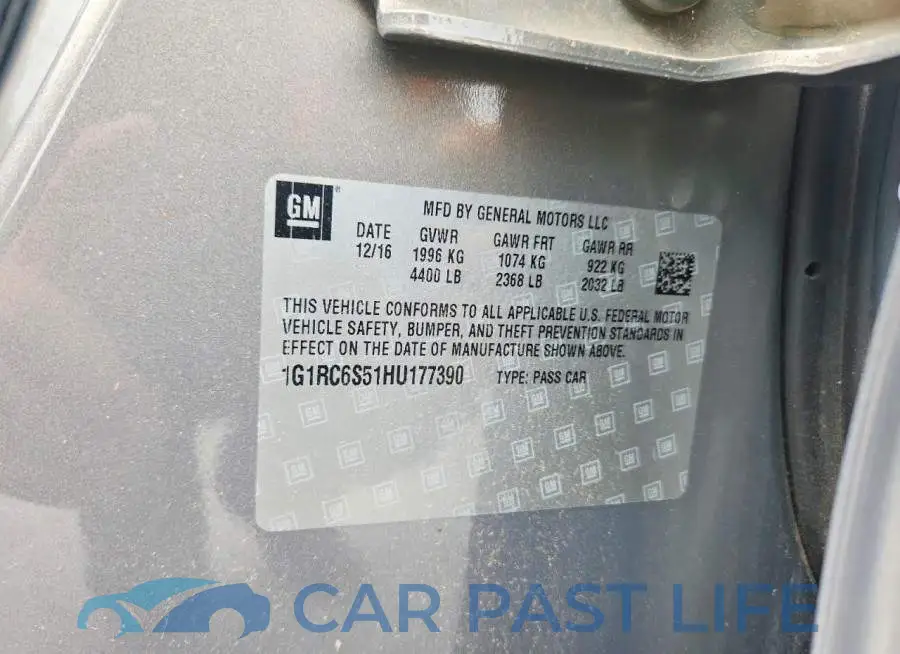 1G1RC6S51HU177390# 12