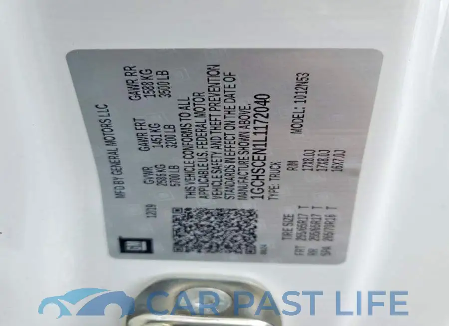 1GCHSCEN1L1172040# 13