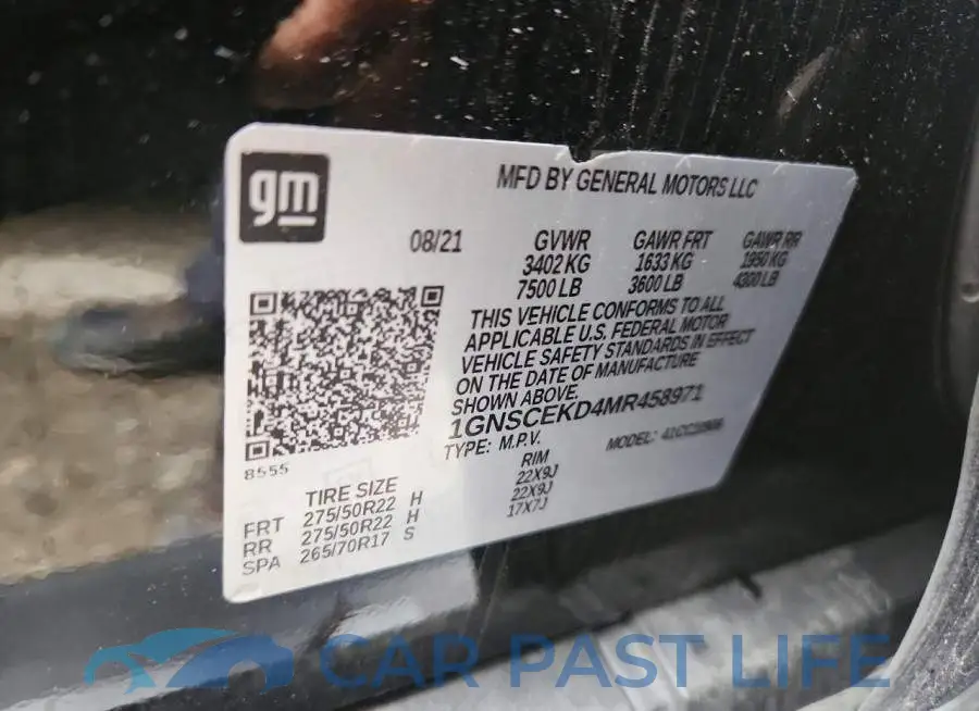 1GNSCEKD4MR458971# 13