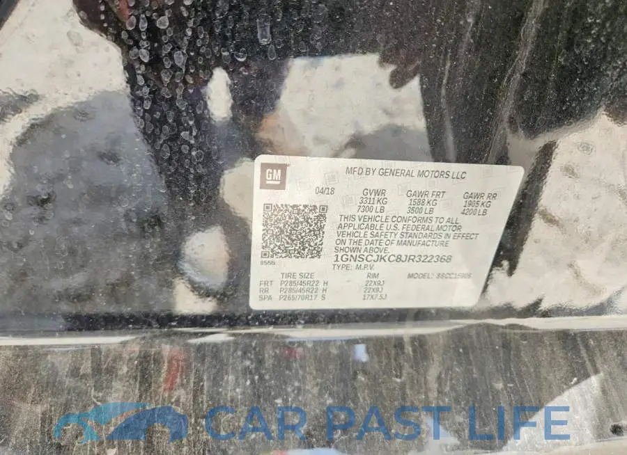 1GNSCJKC8JR322368# 13