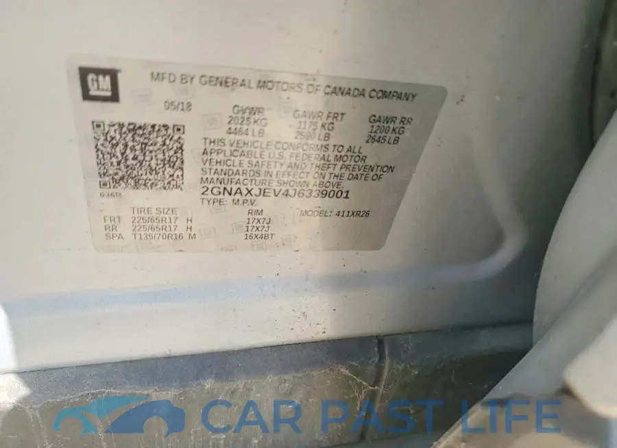 2GNAXJEV4J6339001# 13