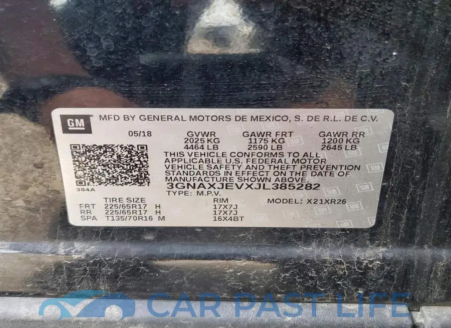 3GNAXJEVXJL385282# 13